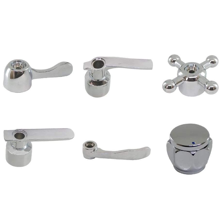 Faucet Handle Chrome -Round