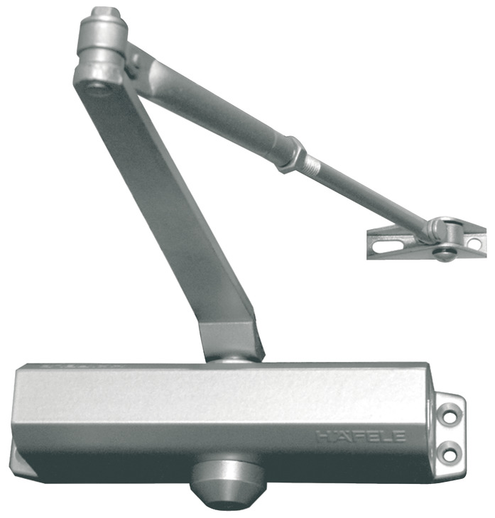Hafele 931.89.029 Door Closer Aluminum Silver 