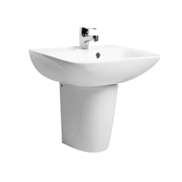 HCG Titan LF60S Wash Basin w/ Short Pedestal AW