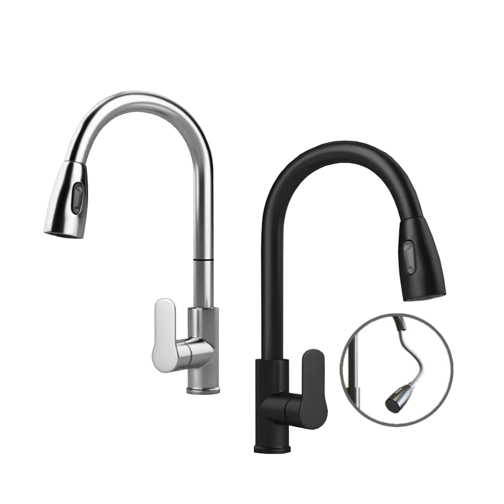 Jbrent Pull-Out Spray K.Faucet 16 Satin