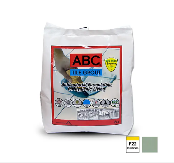 ABC F-22 Tile Grout Mint Gren