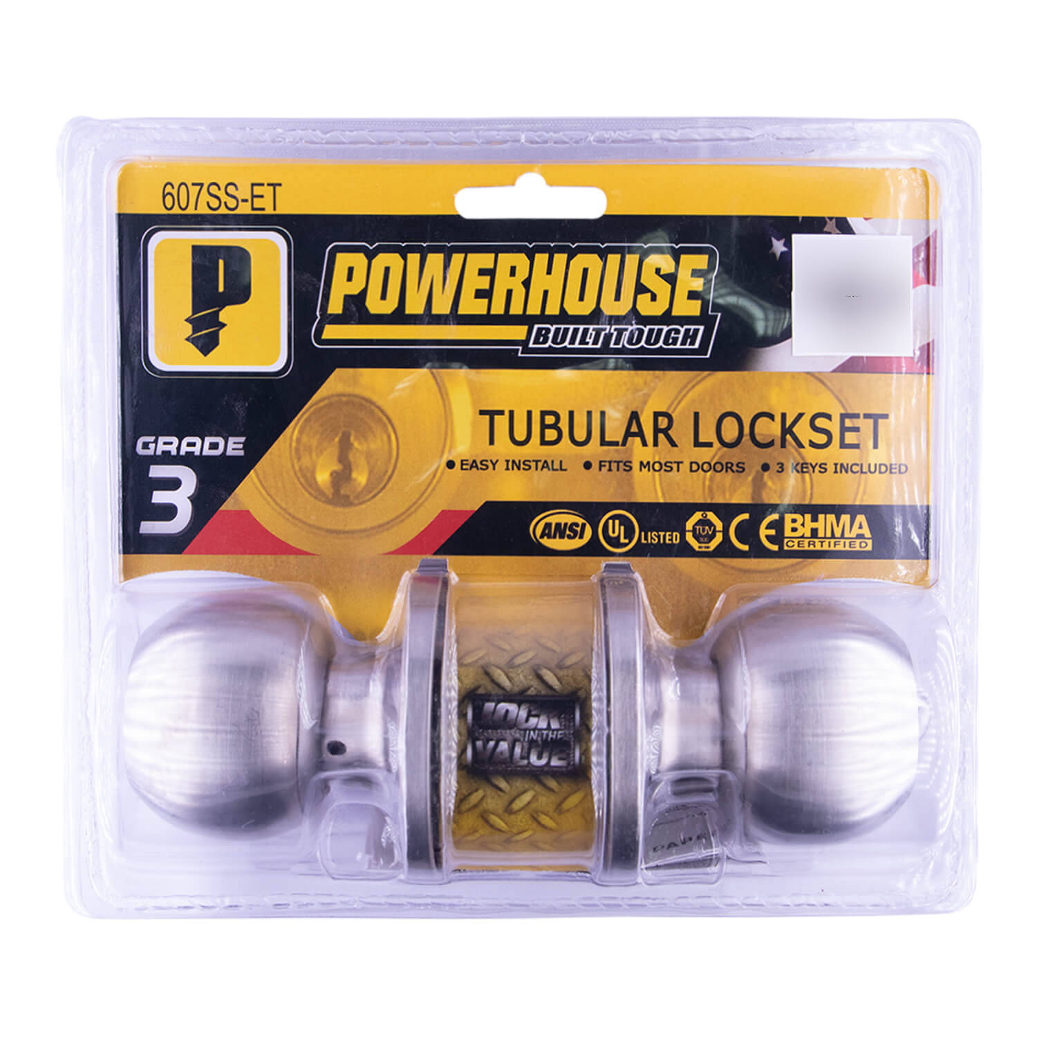 PH 607SS-ET Door Knob