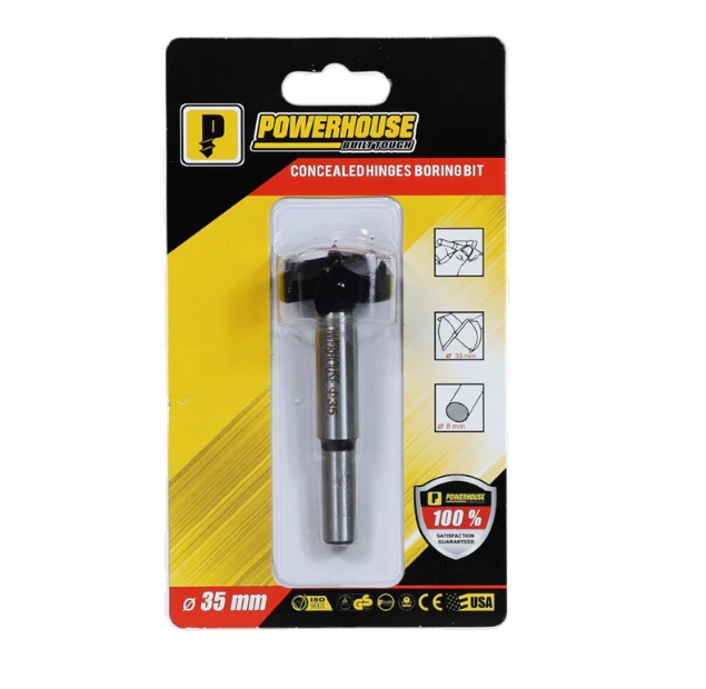 PowerHouse Concealed Hinges Boring Bit 35