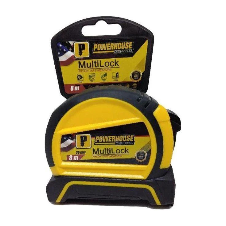 PowerHouse Multi Lock Nyon Tape Measure 3m