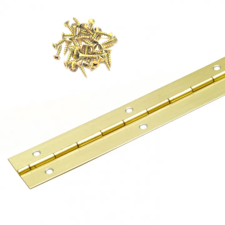 Piano Hinges Brass w/ Screw