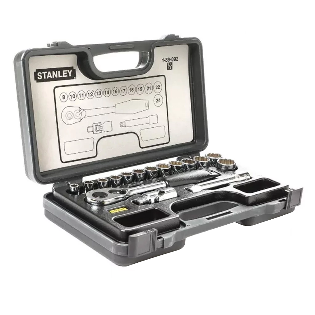 Stanley Socket Set 16pc 1/2 8m-24m (89-092)