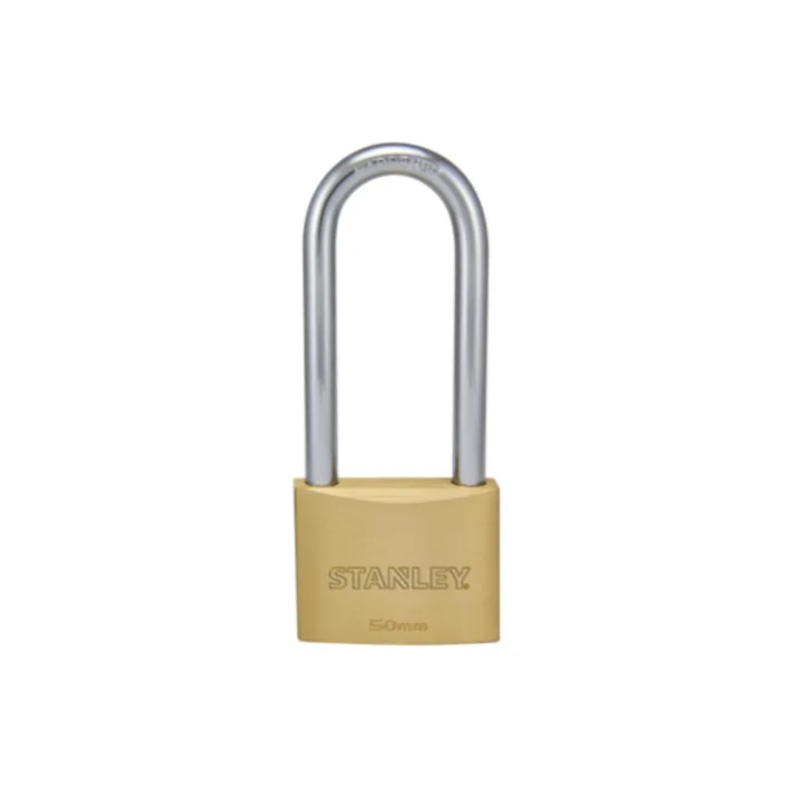 Stanley Solid Brass Long Shackle Padlock 40
