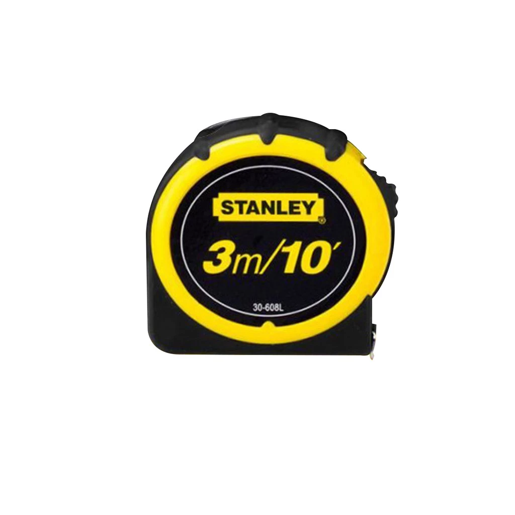 Stanley Tape RubberGrp 3m/10ft(30-608)