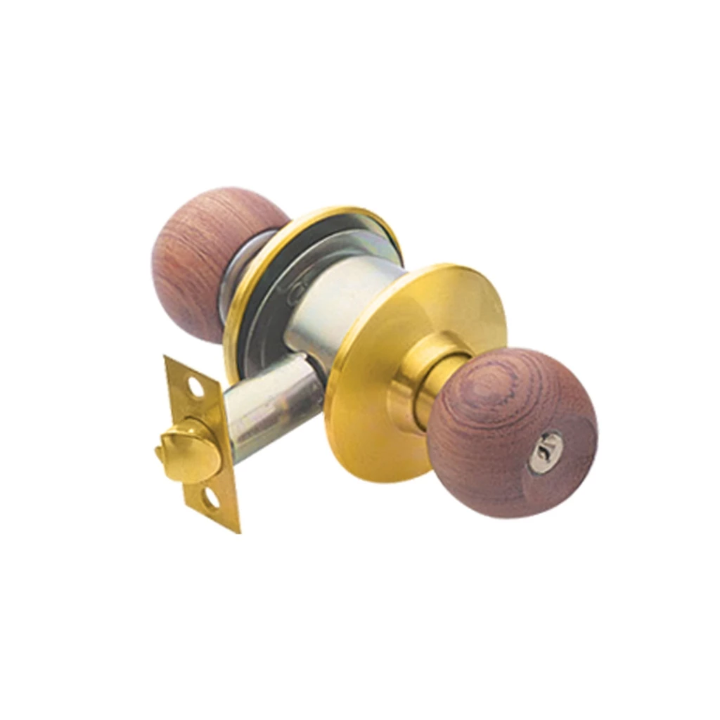 Topgrade TLCW110 PB/WF Wood Lockset PB