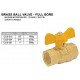 CRESTON CCS-001 BRASS BALL VALVE - FULL BORE SIZE: 1" 390g